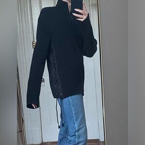 Dion Lee chunky cotton knit sweater size M